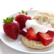 Strawberry Shortcake with Coconut Whipped Cream
